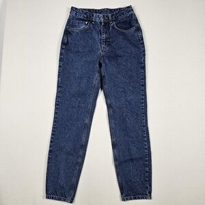 The Ragged Priest Dark Wash Mom Jeans Size 28